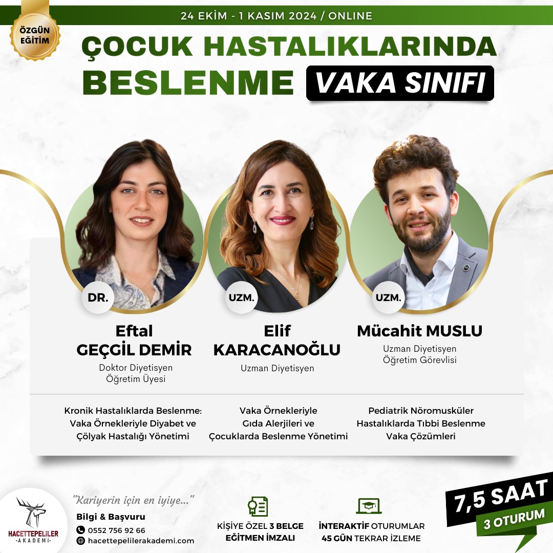 Çocuk Hastalıklarında Beslenme Vaka Sınıfı